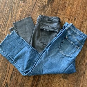 universal thread straight jeans size 6 (2 pairs!!!)
